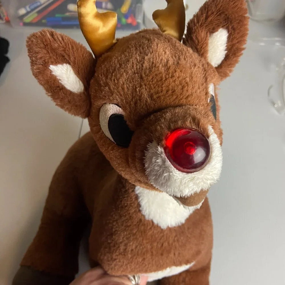 Build a Bear Workshop Rudolph the Red Nosed Reindeer Stuffed Animal Plush 16''